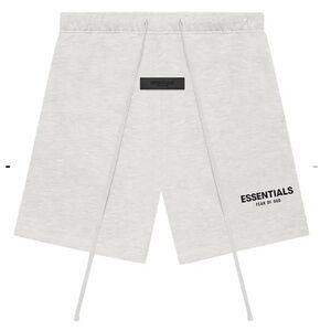 Fear‎ of God Essentials Sweatshort Light Oatmeal Medium New With Tags